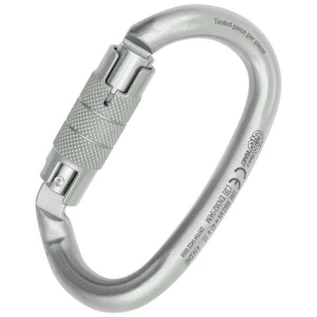 Kong Usa Oval, 108 mm Length, 19 mm Gate Opening, Carbon steel, Lunar White 414LH0999KK